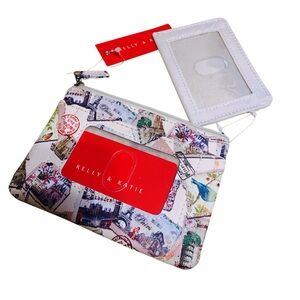 Kelly & Katie Postcard Print Card Holder New